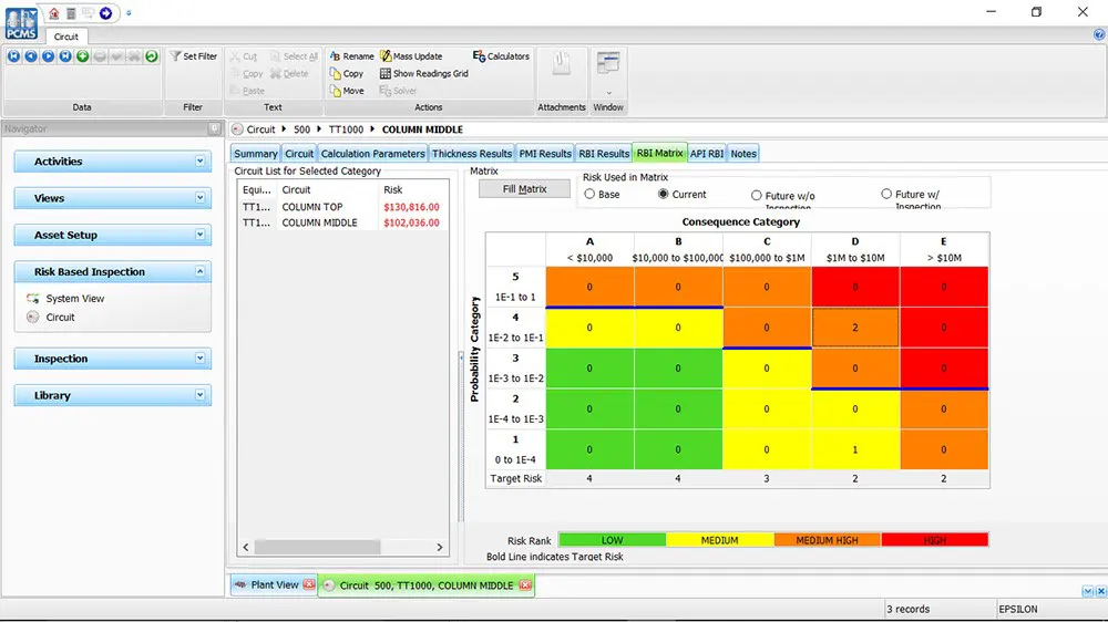 PLANT CONDITION MANAGEMENT SOFTWARE (PCMS